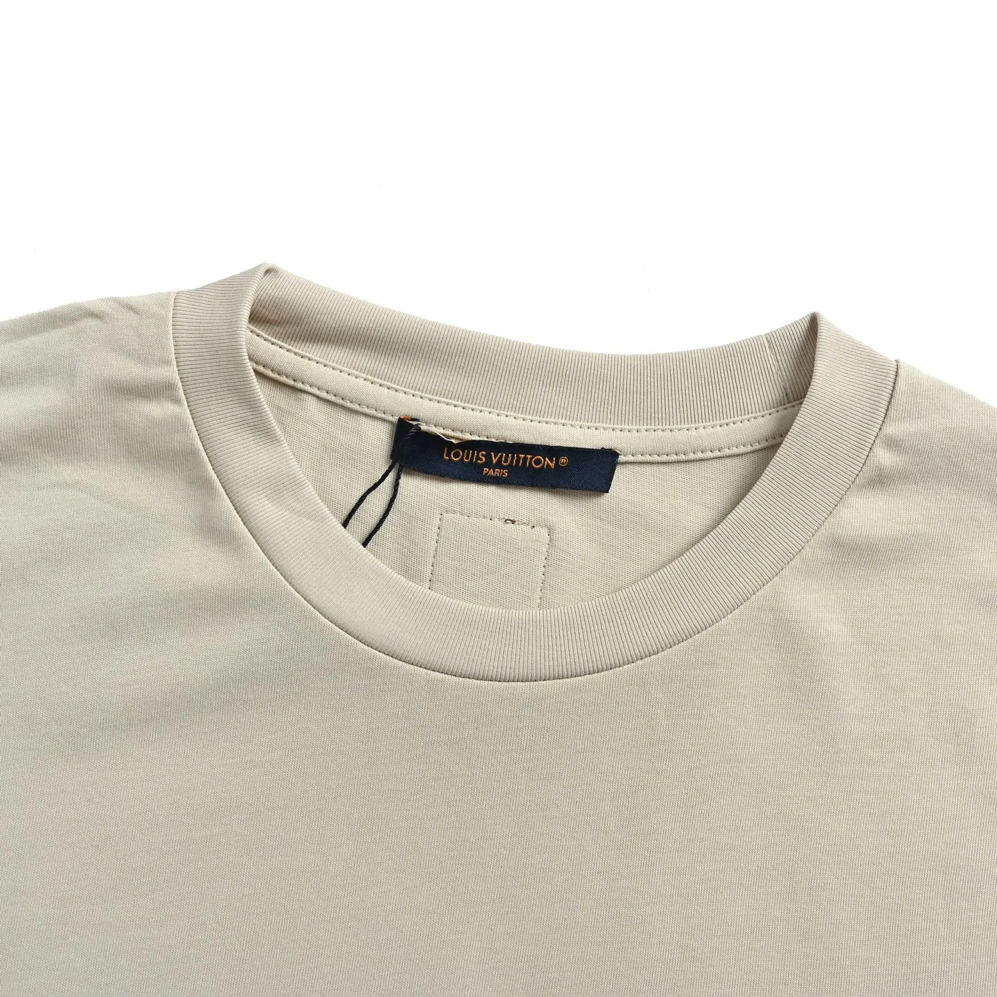 Louis Vuitton/Louis Vuitton embroidered small label short sleeves